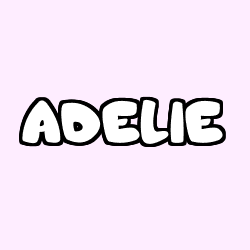Coloración del nombre ADELIE