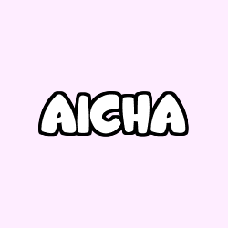 Coloración del nombre AICHA