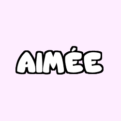 Coloración del nombre AIMÉE