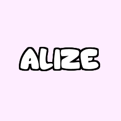 Coloración del nombre ALIZE