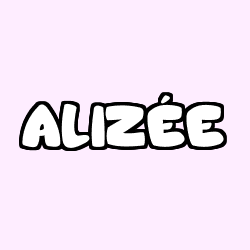 Coloración del nombre ALIZÉE