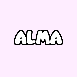 Coloración del nombre ALMA