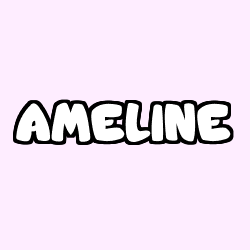 Coloración del nombre AMELINE