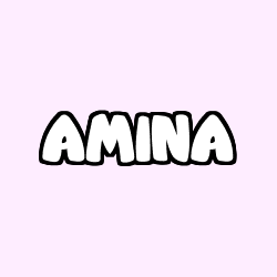 Coloración del nombre AMINA