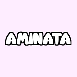 Coloración del nombre AMINATA