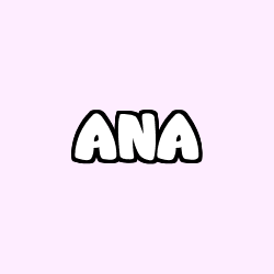 Coloración del nombre ANA