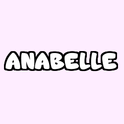 Coloración del nombre ANABELLE