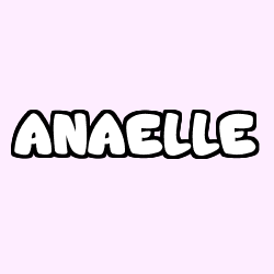 Coloración del nombre ANAELLE