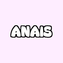 Coloración del nombre ANAIS
