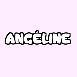 Coloración del nombre ANGÉLINE