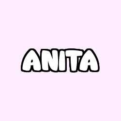 Coloración del nombre ANITA