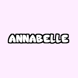 Coloración del nombre ANNABELLE