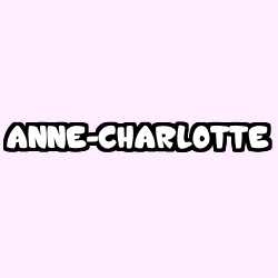 Coloración del nombre ANNE-CHARLOTTE