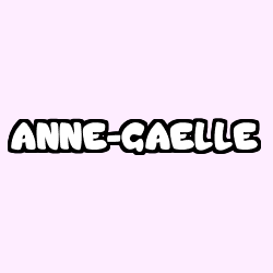 Coloración del nombre ANNE-GAELLE