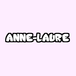 Coloración del nombre ANNE-LAURE