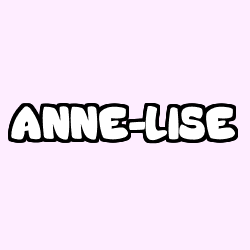 Coloración del nombre ANNE-LISE