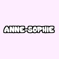 Coloración del nombre ANNE-SOPHIE