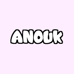 Coloración del nombre ANOUK