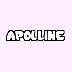 Coloración del nombre APOLLINE