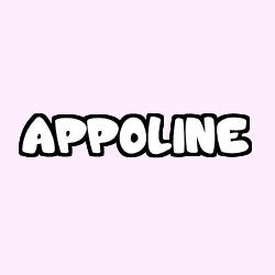 Coloración del nombre APPOLINE