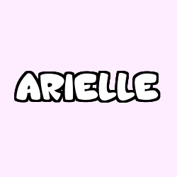 Coloración del nombre ARIELLE