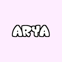 Coloración del nombre ARYA