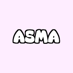 Coloración del nombre ASMA