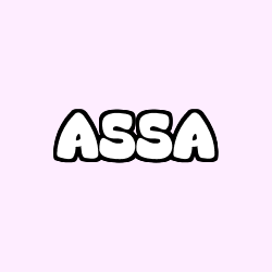 Coloración del nombre ASSA