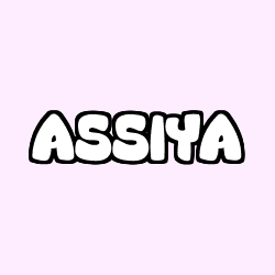 Coloración del nombre ASSIYA