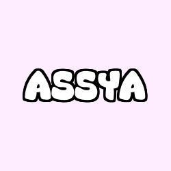 Coloración del nombre ASSYA