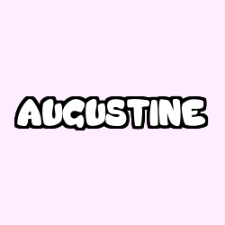 Coloración del nombre AUGUSTINE