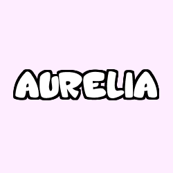 Coloración del nombre AURELIA