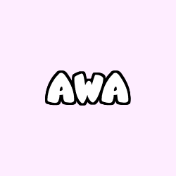 Coloración del nombre AWA