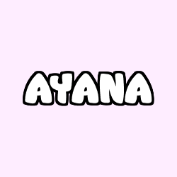 Coloración del nombre AYANA