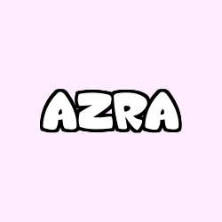 Coloración del nombre AZRA