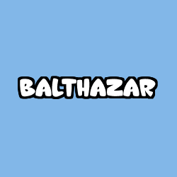 Coloración del nombre BALTHAZAR