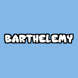 Coloración del nombre BARTHELEMY