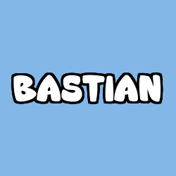 Coloración del nombre BASTIAN