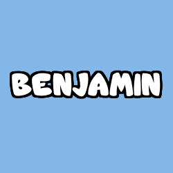 Coloración del nombre BENJAMIN