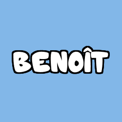 Coloración del nombre BENOÎT