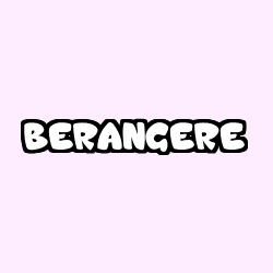 Coloración del nombre BERANGERE