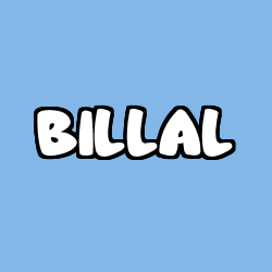 Coloración del nombre BILLAL