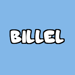 Coloración del nombre BILLEL