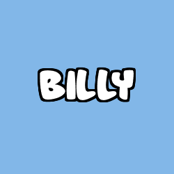 Coloración del nombre BILLY