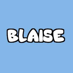 Coloración del nombre BLAISE