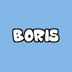 Coloración del nombre BORIS