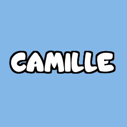 Coloración del nombre CAMILLE