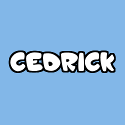 Coloración del nombre CEDRICK