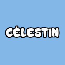 Coloración del nombre CÉLESTIN