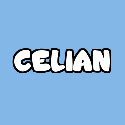 Coloración del nombre CELIAN